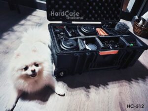 2.กระเป๋ากล้อง Hardcase ล้อลาก HARZ รุ่น HC-512 สีดำ ไส้ตีนตุ๊กแก Divider